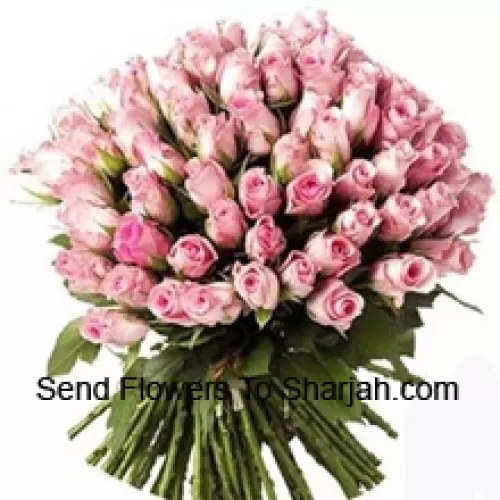 <b>Product Description</b><br><br>Bunch Of 75 Pink Roses With Seasonal Fillers<br><br><b>Delivery Information</b><br><br>* The design and packaging of the product can always vary and is subject to the availability of flowers and other products available at the time of delivery.<br><br>* The "Time selected is treated as a preference/request and is not a fixed time for delivery". We only guarantee delivery on a "Specified Date" and not within a specified "Time Frame".