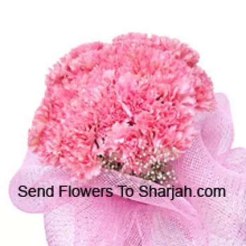 <b>Product Description</b><br><br>A Beautiful Bunch Of 24 Pink Carnations With Seasonal Fillers<br><br><b>Delivery Information</b><br><br>* The design and packaging of the product can always vary and is subject to the availability of flowers and other products available at the time of delivery.<br><br>* The "Time selected is treated as a preference/request and is not a fixed time for delivery". We only guarantee delivery on a "Specified Date" and not within a specified "Time Frame".