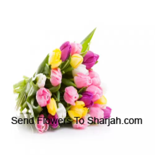 <b>Product Description</b><br><br>A Beautiful Hand Bunch Of Mixed Colored Tulips With Seasonal Fillers - Please Note That In Case Of Non-Availability Of Certain Seasonal Flowers The Same Will Be Substituted With Other Flowers Of Same Value<br><br><b>Delivery Information</b><br><br>* The design and packaging of the product can always vary and is subject to the availability of flowers and other products available at the time of delivery.<br><br>* The "Time selected is treated as a preference/request and is not a fixed time for delivery". We only guarantee delivery on a "Specified Date" and not within a specified "Time Frame".