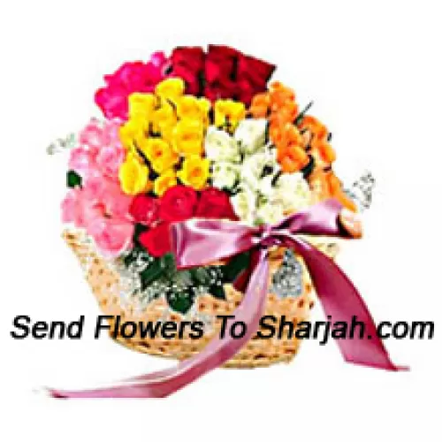 <b>Product Description</b><br><br>Basket Of 100 Mixed Colored Roses<br><br><b>Delivery Information</b><br><br>* The design and packaging of the product can always vary and is subject to the availability of flowers and other products available at the time of delivery.<br><br>* The "Time selected is treated as a preference/request and is not a fixed time for delivery". We only guarantee delivery on a "Specified Date" and not within a specified "Time Frame".