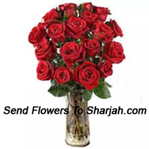 <b>Product Description</b><br><br>18 Red Roses With Some Ferns In A Vase<br><br><b>Delivery Information</b><br><br>* The design and packaging of the product can always vary and is subject to the availability of flowers and other products available at the time of delivery.<br><br>* The "Time selected is treated as a preference/request and is not a fixed time for delivery". We only guarantee delivery on a "Specified Date" and not within a specified "Time Frame".