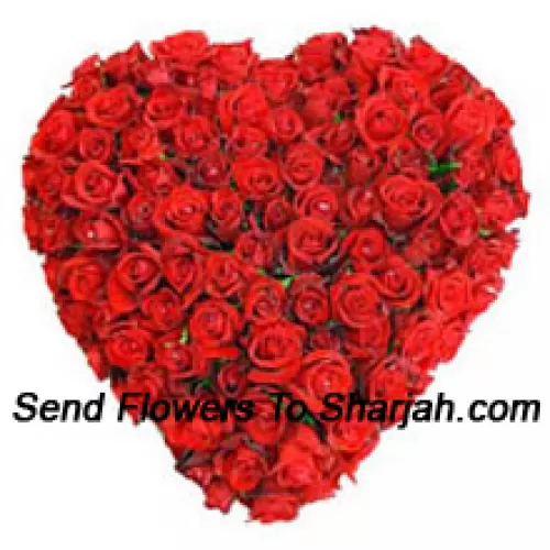 <b>Product Description</b><br><br>Heart Shaped Arrangement Of 100 Red Roses<br><br><b>Delivery Information</b><br><br>* The design and packaging of the product can always vary and is subject to the availability of flowers and other products available at the time of delivery.<br><br>* The "Time selected is treated as a preference/request and is not a fixed time for delivery". We only guarantee delivery on a "Specified Date" and not within a specified "Time Frame".