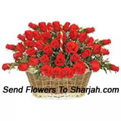<b>Product Description</b><br><br>A Beautiful Basket Of 50 Red Roses<br><br><b>Delivery Information</b><br><br>* The design and packaging of the product can always vary and is subject to the availability of flowers and other products available at the time of delivery.<br><br>* The "Time selected is treated as a preference/request and is not a fixed time for delivery". We only guarantee delivery on a "Specified Date" and not within a specified "Time Frame".