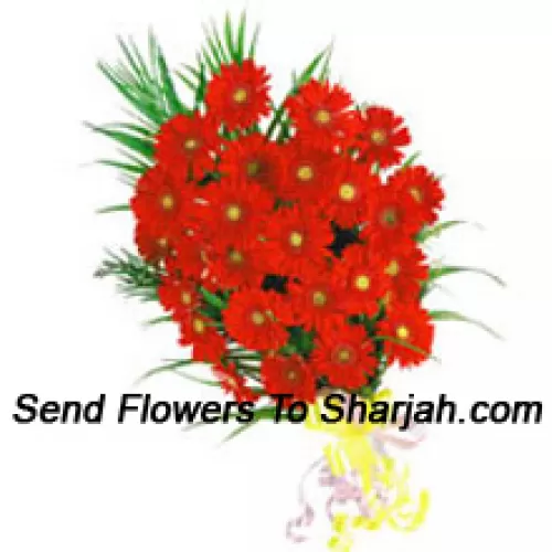 <b>Product Description</b><br><br>Bunch Of 24 Red Colored Gerberas<br><br><b>Delivery Information</b><br><br>* The design and packaging of the product can always vary and is subject to the availability of flowers and other products available at the time of delivery.<br><br>* The "Time selected is treated as a preference/request and is not a fixed time for delivery". We only guarantee delivery on a "Specified Date" and not within a specified "Time Frame".