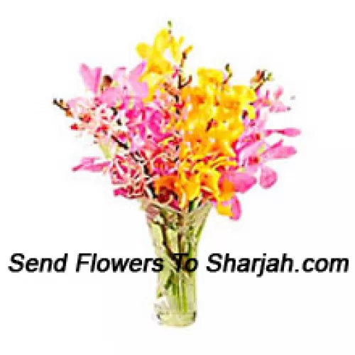 <b>Product Description</b><br><br>Mixed Colored Orchids In A Vase<br><br><b>Delivery Information</b><br><br>* The design and packaging of the product can always vary and is subject to the availability of flowers and other products available at the time of delivery.<br><br>* The "Time selected is treated as a preference/request and is not a fixed time for delivery". We only guarantee delivery on a "Specified Date" and not within a specified "Time Frame".
