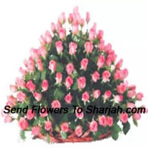 <b>Product Description</b><br><br>Basket Of 150 Pink Roses<br><br><b>Delivery Information</b><br><br>* The design and packaging of the product can always vary and is subject to the availability of flowers and other products available at the time of delivery.<br><br>* The "Time selected is treated as a preference/request and is not a fixed time for delivery". We only guarantee delivery on a "Specified Date" and not within a specified "Time Frame".