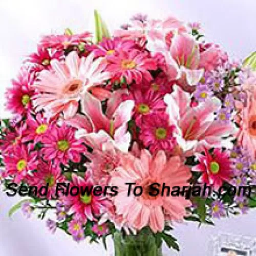 <b>Product Description</b><br><br>Assorted Flowers In A Vase<br><br><b>Delivery Information</b><br><br>* The design and packaging of the product can always vary and is subject to the availability of flowers and other products available at the time of delivery.<br><br>* The "Time selected is treated as a preference/request and is not a fixed time for delivery". We only guarantee delivery on a "Specified Date" and not within a specified "Time Frame".