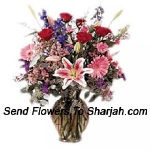 <b>Product Description</b><br><br>Assorted Flowers In A Vase<br><br><b>Delivery Information</b><br><br>* The design and packaging of the product can always vary and is subject to the availability of flowers and other products available at the time of delivery.<br><br>* The "Time selected is treated as a preference/request and is not a fixed time for delivery". We only guarantee delivery on a "Specified Date" and not within a specified "Time Frame".
