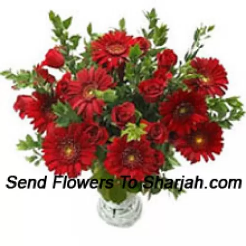 <b>Product Description</b><br><br>Gerberas, Roses And Fillers In A Vase<br><br><b>Delivery Information</b><br><br>* The design and packaging of the product can always vary and is subject to the availability of flowers and other products available at the time of delivery.<br><br>* The "Time selected is treated as a preference/request and is not a fixed time for delivery". We only guarantee delivery on a "Specified Date" and not within a specified "Time Frame".
