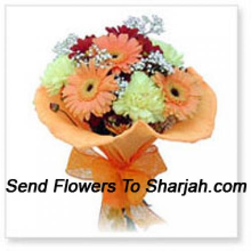 10 Assorted Cute Gerberas