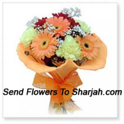 <b>Product Description</b><br><br>Cute Bunch Of 10 Gerberas<br><br><b>Delivery Information</b><br><br>* The design and packaging of the product can always vary and is subject to the availability of flowers and other products available at the time of delivery.<br><br>* The "Time selected is treated as a preference/request and is not a fixed time for delivery". We only guarantee delivery on a "Specified Date" and not within a specified "Time Frame".