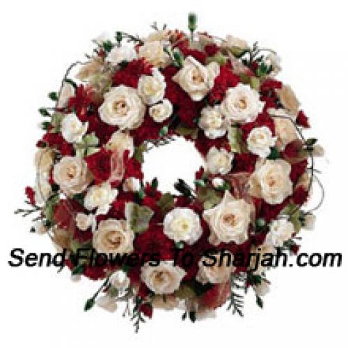 Stunning Mixed Flower Wreath