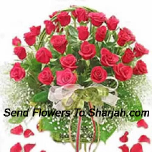 <b>Product Description</b><br><br>Basket Of 30 Red Roses<br><br><b>Delivery Information</b><br><br>* The design and packaging of the product can always vary and is subject to the availability of flowers and other products available at the time of delivery.<br><br>* The "Time selected is treated as a preference/request and is not a fixed time for delivery". We only guarantee delivery on a "Specified Date" and not within a specified "Time Frame".