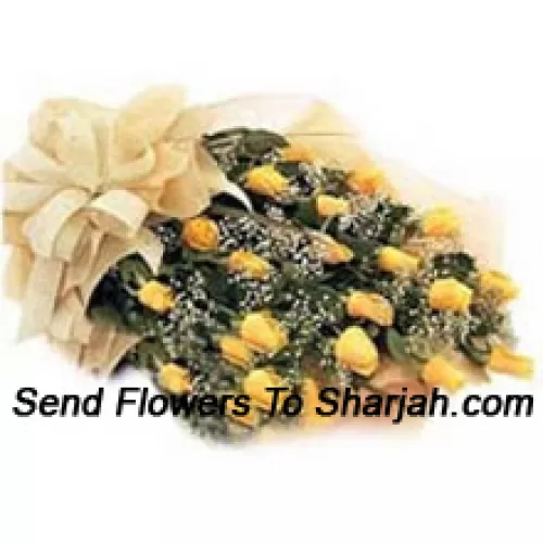 <b>Product Description</b><br><br>Bunch Of 24 Yellow Roses<br><br><b>Delivery Information</b><br><br>* The design and packaging of the product can always vary and is subject to the availability of flowers and other products available at the time of delivery.<br><br>* The "Time selected is treated as a preference/request and is not a fixed time for delivery". We only guarantee delivery on a "Specified Date" and not within a specified "Time Frame".