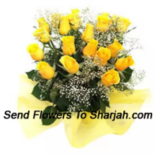 <b>Product Description</b><br><br>2 Dozen Yellow Roses With Seasonal Fillers<br><br><b>Delivery Information</b><br><br>* The design and packaging of the product can always vary and is subject to the availability of flowers and other products available at the time of delivery.<br><br>* The "Time selected is treated as a preference/request and is not a fixed time for delivery". We only guarantee delivery on a "Specified Date" and not within a specified "Time Frame".