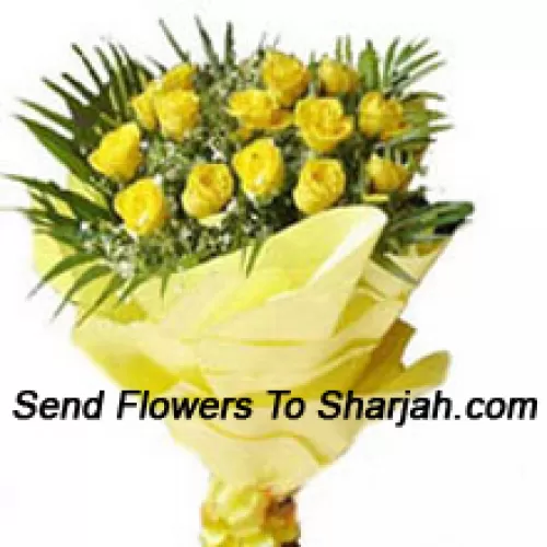 <b>Product Description</b><br><br>Bunch Of 15 Yellow Roses<br><br><b>Delivery Information</b><br><br>* The design and packaging of the product can always vary and is subject to the availability of flowers and other products available at the time of delivery.<br><br>* The "Time selected is treated as a preference/request and is not a fixed time for delivery". We only guarantee delivery on a "Specified Date" and not within a specified "Time Frame".