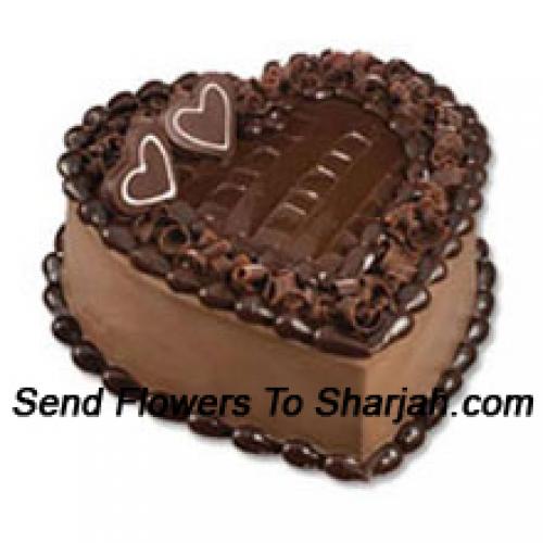 1 Kg Heart Chocolate Cake