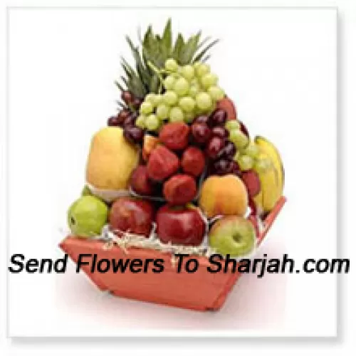<b>Product Description</b><br><br>6 Kg (13.2 Lbs) Assorted Fresh Fruit Basket<br><br><b>Delivery Information</b><br><br>* The design and packaging of the product can always vary and is subject to the availability of flowers and other products available at the time of delivery.<br><br>* The "Time selected is treated as a preference/request and is not a fixed time for delivery". We only guarantee delivery on a "Specified Date" and not within a specified "Time Frame".