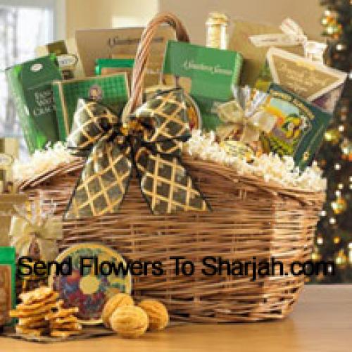 A Beautiful Hamper Containing Goodies