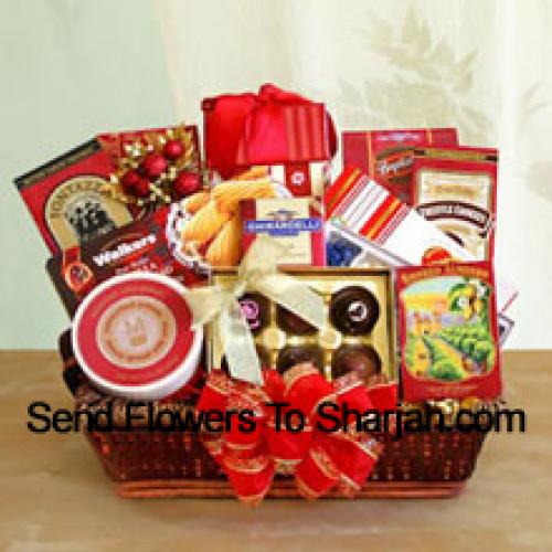 Gift basket Containing Flavourful Snacks